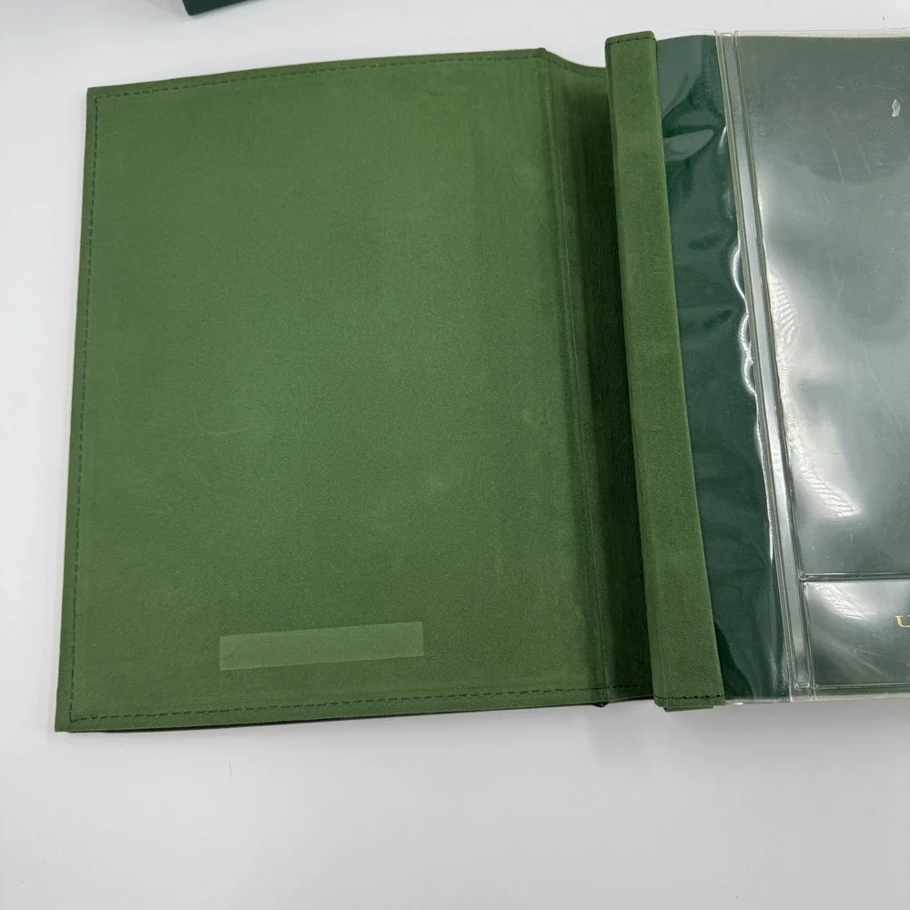World Reserve Monetary Exchange‎ Money Ledger Binder Burgundy Gold Foil